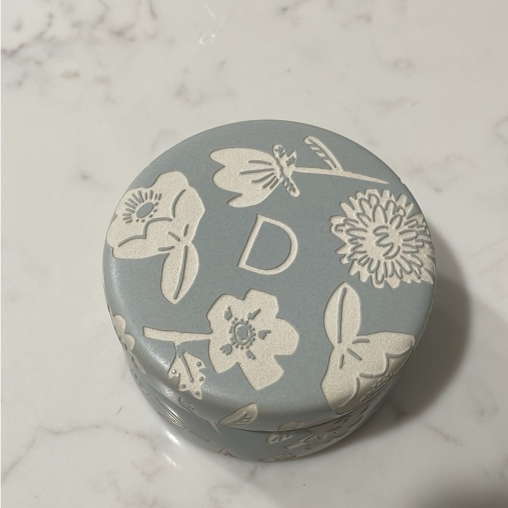 Anthropologie Light Blue Ceramic Base